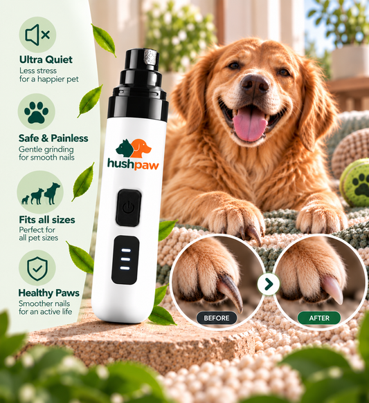 Hushpaw Nail Grinder –  For Dogs Who Hate Getting their Nails Done